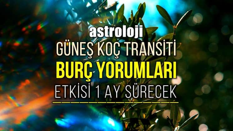 Astroloji Güneş Koç transiti burç yorumları