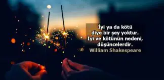 Kıyaslama ve sevgi olumlamaları Kıyaslama ve sevgi olumlamaları iyi kötü düşünceler william shakespeare