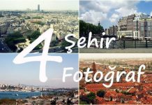 4 Şehir 4 Fotoğraf: Heidelberg, Tübingen, Stuttgart, Münih 4 Şehir 4 Fotoğraf: Hamburg, Heidelberg, İstanbul, New York