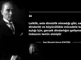 Laiklik: Din ve vicdan hürriyeti mustafa kemal atatürk