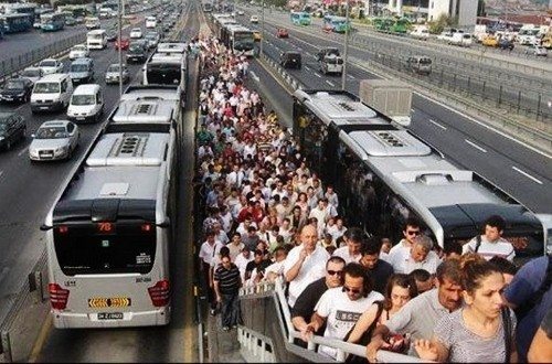 metrobüs göç süresi metrobüs çilesi