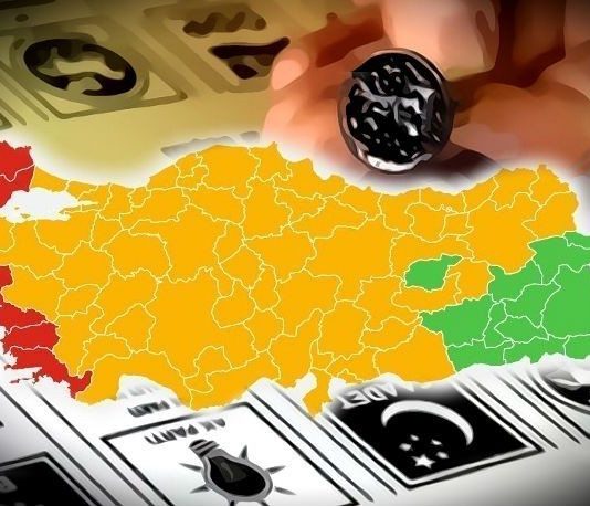 1 kasım seçim haritası