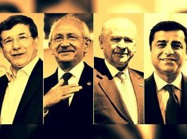koalisyon liderler muhteşem dörtlü davutoğlu kılıçdaroğlu bahçeli demirtaş seçim 1 kasım