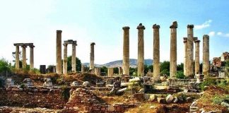 afrodit tapınağı sardes sart antik kenti manisa salihli oteller yemek restoran