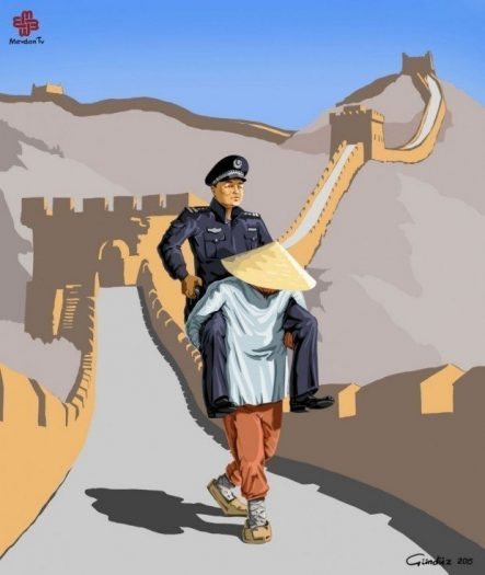 Çin polis gündüz ağayev