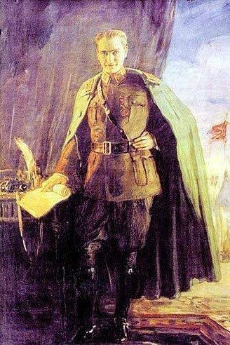 mihri müşfik ressam resim çağdaş resim Atatürkün ayakta portresi