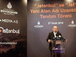 .ist .istanbul alan adı kadir topbaş