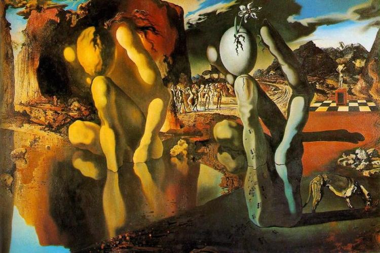 Salvador Dali – Metamorphosis of Narcissus kaos mitoloji ezoterizm