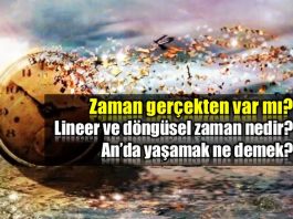 Zaman nedir? Hangi zamanda yaşıyoruz? lineer zaman döngüsel zaman anda yaşamak
