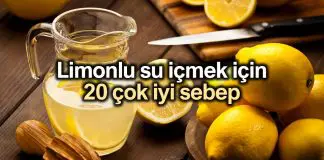 Limonlu su içmek için 20 çok iyi sebep: Limonlu suyun faydaları Limonlu su içmek için 20 çok iyi sebep: Limonlu suyun faydaları