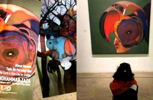 Resim Sergisi: Dünya Mavidir, Tıpkı Bir Portakal Gibi mohammed zaza depo