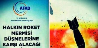 AFAD'dan skandal broşür: Roketten nasıl korunmalı?