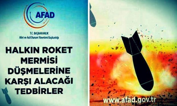 AFAD'dan skandal broşür: Roketten nasıl korunmalı?