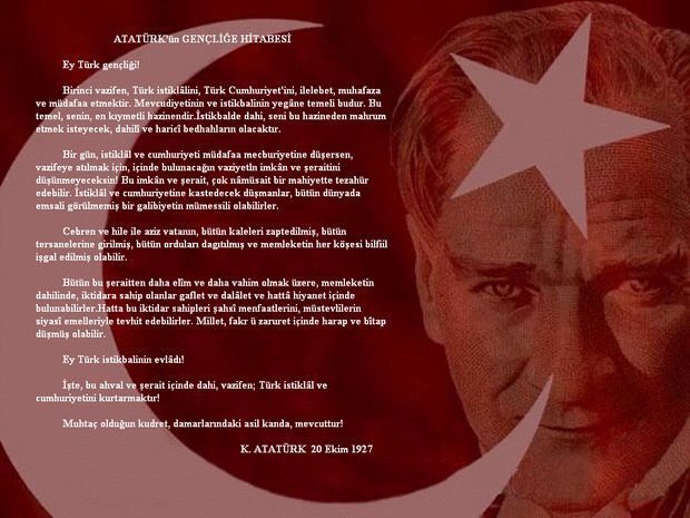 Atatürk Gençliğe Hitabe