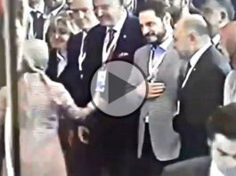 Berat Albayrak, Sare Davutoğlu'nun elini sıkmadı video
