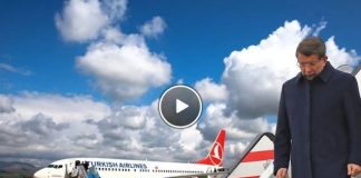 başbakan davutoğlu ana uçağı yerine thy uçağı ile bosna hersek'e gitti video