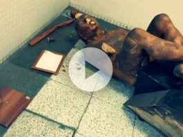 Türklerin çıplak heykel ile imtihanı izmir metrosu müzisyen heykeli balyozla kırıldı