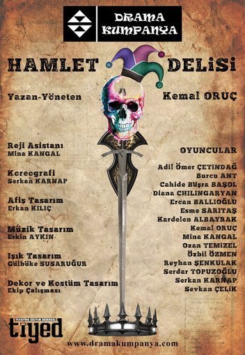Hamlet Delisi bu akşam Kadıköy'de sahnede