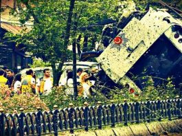 İstanbul'un orta yerinde Vezneciler'de patlayan bomba yüklü araç...