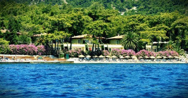 Cumhurbaşkanı Erdoğan'ın Marmaris'te konakladığı villa otel kompleksi