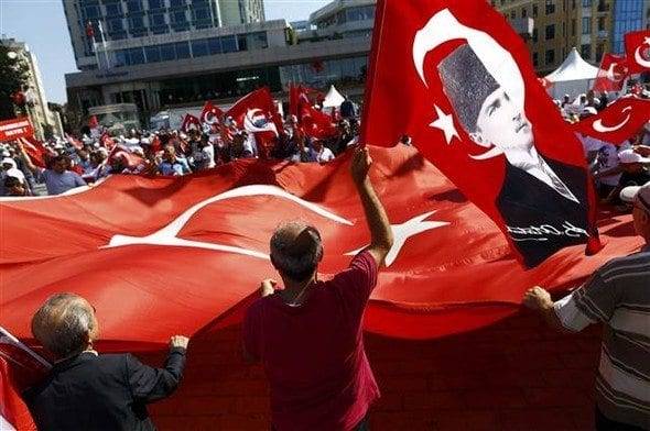 taksim meydanı chp cumhuriyet ve demokrasi mitingi ak parti akp