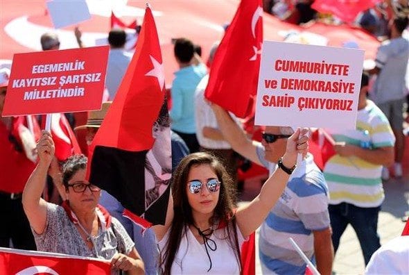 taksim meydanı chp cumhuriyet ve demokrasi mitingi ak parti akp