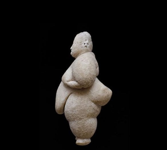 Çatalhöyük'te Neolitik Dönem'e ait 'eşsiz' kadın heykelciği bulundu