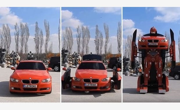 Türk mühendisler BMW'yi Transformers'a çevirdiler