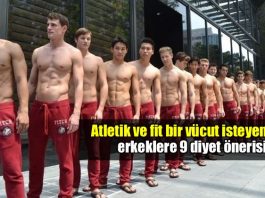 Atletik ve fit bir vücut isteyen erkekler için 9 etkili diyet önerisi