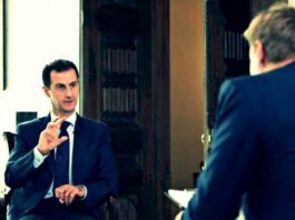 Suriye Devlet Başkanı Beşar Esad bir televizyona verdiği mülakatta, El Nusra, ÖSO ve IŞİD'in Suriye'deki iç savaşta ABD'nin en etkili kartı olduğunu söyledi.