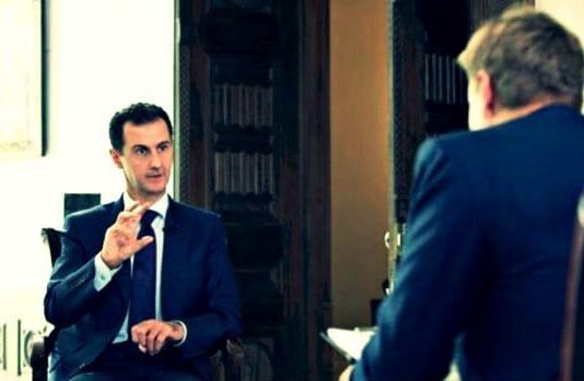 Suriye Devlet Başkanı Beşar Esad bir televizyona verdiği mülakatta, El Nusra, ÖSO ve IŞİD'in Suriye'deki iç savaşta ABD'nin en etkili kartı olduğunu söyledi.