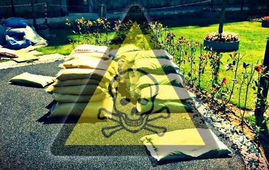 Kanserojen kimyasal maddelerle çocuk parkı yapılıyor