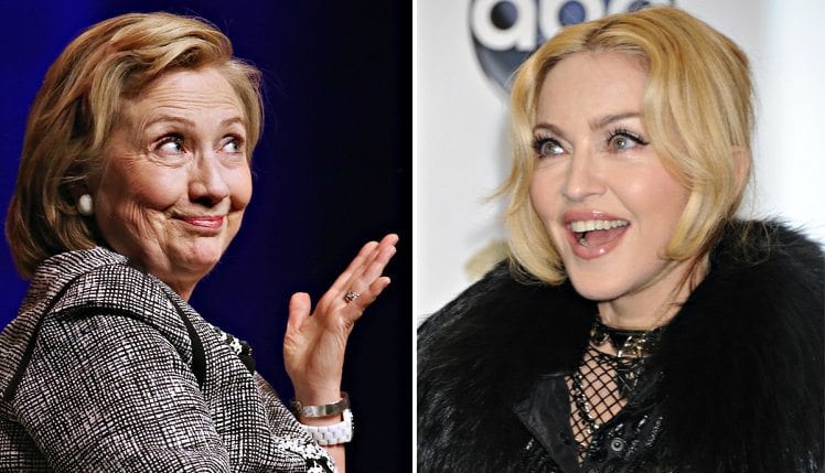 Madonna: Hillary Clinton'a oy verenlere oral seks yapacağım