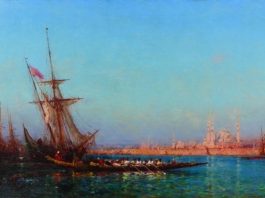 Félix Ziem: "Işık Denizinde Bir Gezgin" resim sergisi