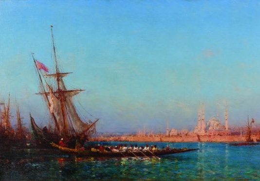 Félix Ziem: "Işık Denizinde Bir Gezgin" resim sergisi