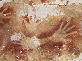 Asya'da 40 bin yıllık kaya resimleri