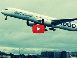 Video: Airbus A350-1000 ilk test uçuşunu yaptı