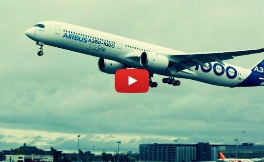 Video: Airbus A350-1000 ilk test uçuşunu yaptı