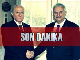 Devlet Bahçeli ve Binali Yıldırım başkanlık sisteminde anlaştı