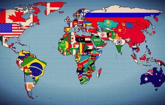 Dünya haritası ile ülkelerin 'en'leri