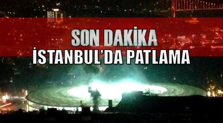 İstanbul Beşiktaş Vodafone Arena Stadı'nda patlama oldu