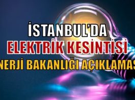 İstanbul'da elektrik kesintisi: Enerji Bakanlığı'ndan açıklama