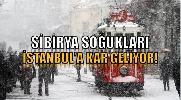 İstanbul'a Sibirya soğuğu geliyor! Kar ne zaman yağacak?