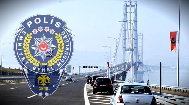 Polis araçlarına yeni köprülerden geçme yasağı
