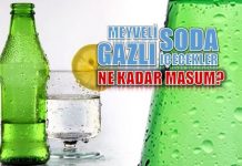Meyveli soda ve şekerli gazlı içecekler ne kadar sağlıklı?