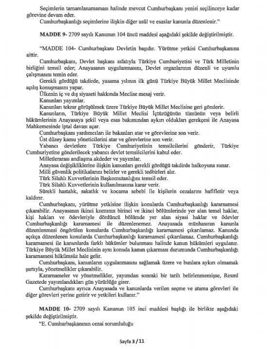 yeni anayasa değişikliği tam metni sayfa 3