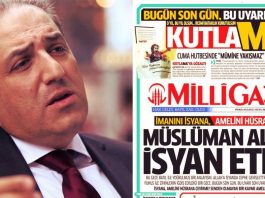 ak parti milletvekili mustafa yeneroğlu milli gazete yılbaşı kutlama manşetine tepki