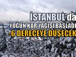 İstanbul kar yağışı başladı 9 Ocak 2017 Pazartesi günü okullar tatil olacak mı?