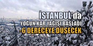İstanbul kar yağışı başladı 9 Ocak 2017 Pazartesi günü okullar tatil olacak mı?