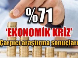 Kadir Has Üniversitesi'nin araştırmasına göre toplumun yüzde 71'i Türkiye'de ekonomik kriz yaşandığını düşünüyor. İşte o çarpıcı araştırma...